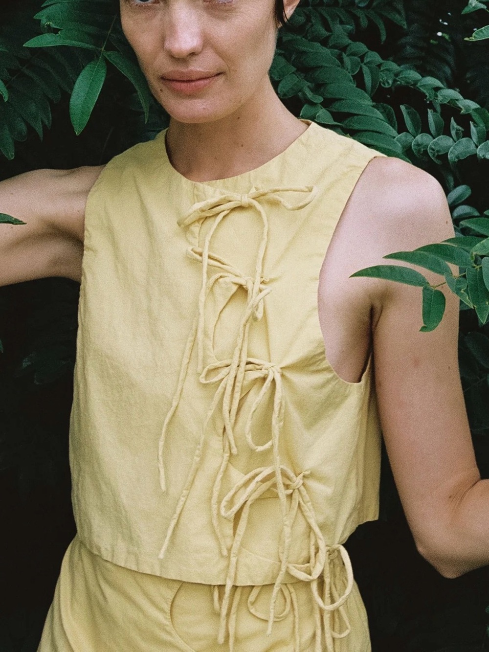 NWT!! Maria Stanley Butter Tahini Top & Eldi Butter Skirt (set!)